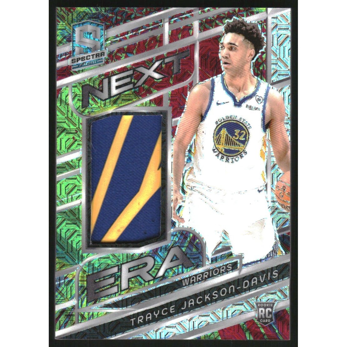 2023-24 Panini Spectra Next Era Jerseys Meta #20 Trayce Jackson-Davis. rookie card picture