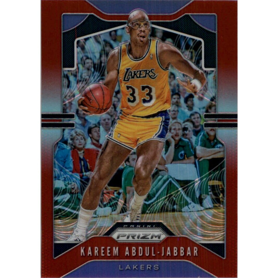 2019-20 Panini Prizm Prizms Red #20 Kareem Abdul-Jabbar. rookie card picture