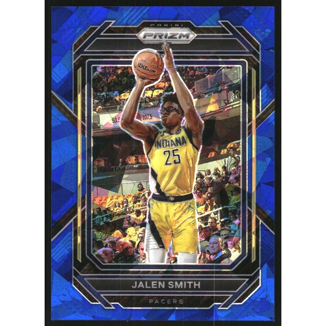 2022-23 Panini Prizm Prizms Blue Ice #109 Jalen Smith. rookie card picture