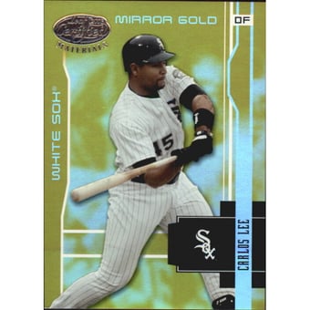 2003 Leaf Certified Materials Mirror Gold #41 Carlos Lee