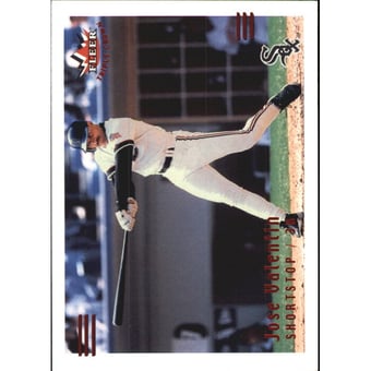 2002 Fleer Triple Crown Home Run Parallel #181 Jose Valentin/28