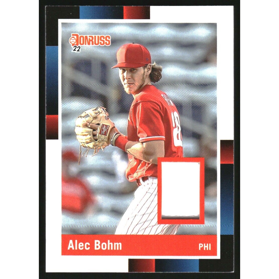 2022 Donruss Retro '88 Materials #90 Alec Bohm. rookie card picture