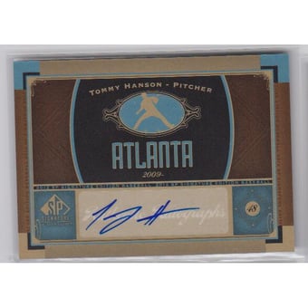 2012 SP Signature #ATL4 Tommy Hanson B