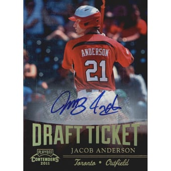 2011 Playoff Contenders Draft Ticket Autographs #DT39 Jacob Anderson/169 *
