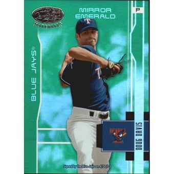 2003 Leaf Certified Materials Mirror Emerald #192 Doug Davis