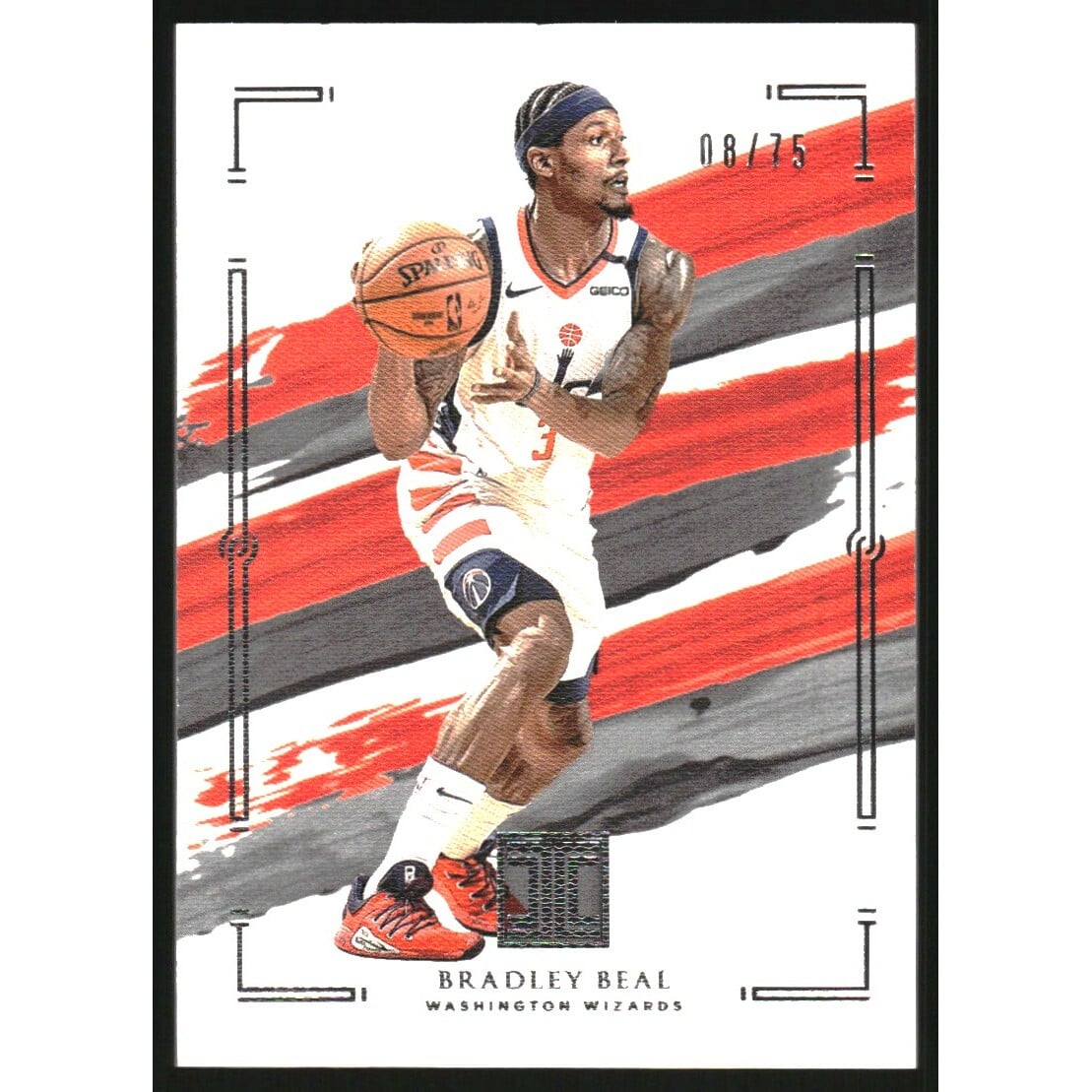 2020-21 Panini Impeccable Silver #71 Bradley Beal. rookie card picture