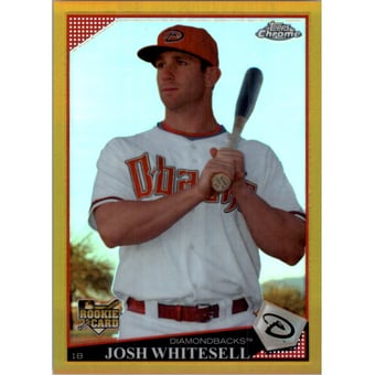 2009 Topps Chrome Gold Refractors #188 Josh Whitesell