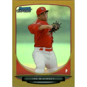 2013 Bowman Chrome Draft Draft Picks Gold Refractors #BDPP56 Ian McKinney