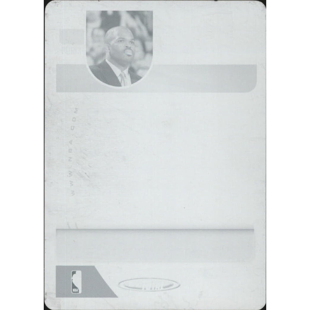 2005-06 Topps Total Press Plates Cyan Back #407 Nate McMillan. rookie card picture