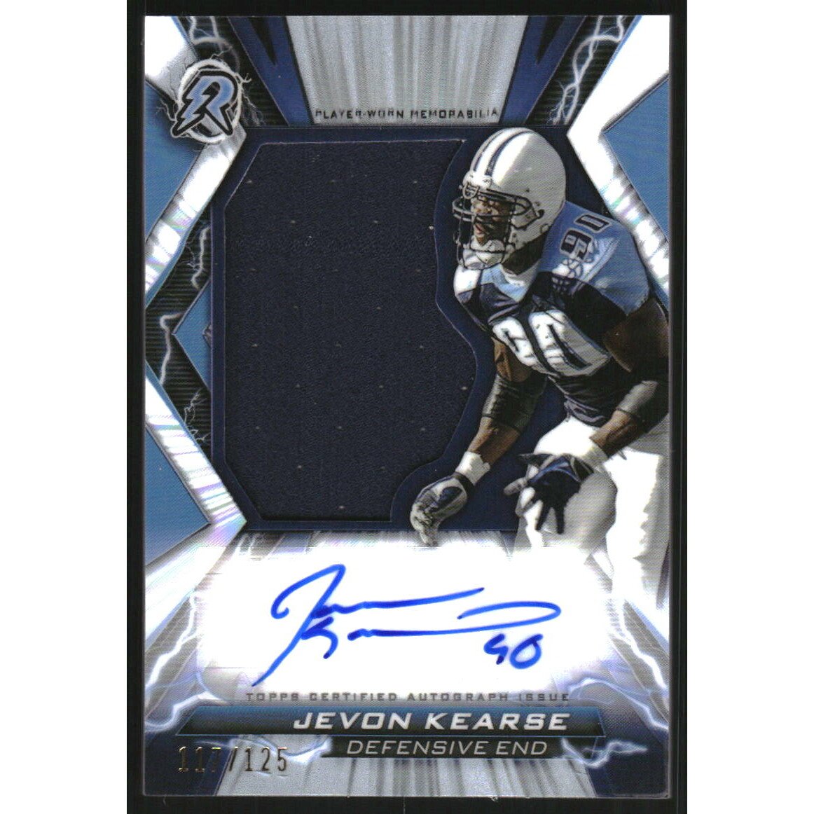 2023 Topps Composite Resurgence Patch Autographs #RPAJKE Jevon Kearse. rookie card picture