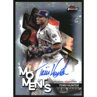 2024 Finest Moments Autographs #FMATH Torii Hunter