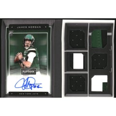 2020 Panini Playbook Rookie Locker Memorabilia Signatures #36 James Morgan/99