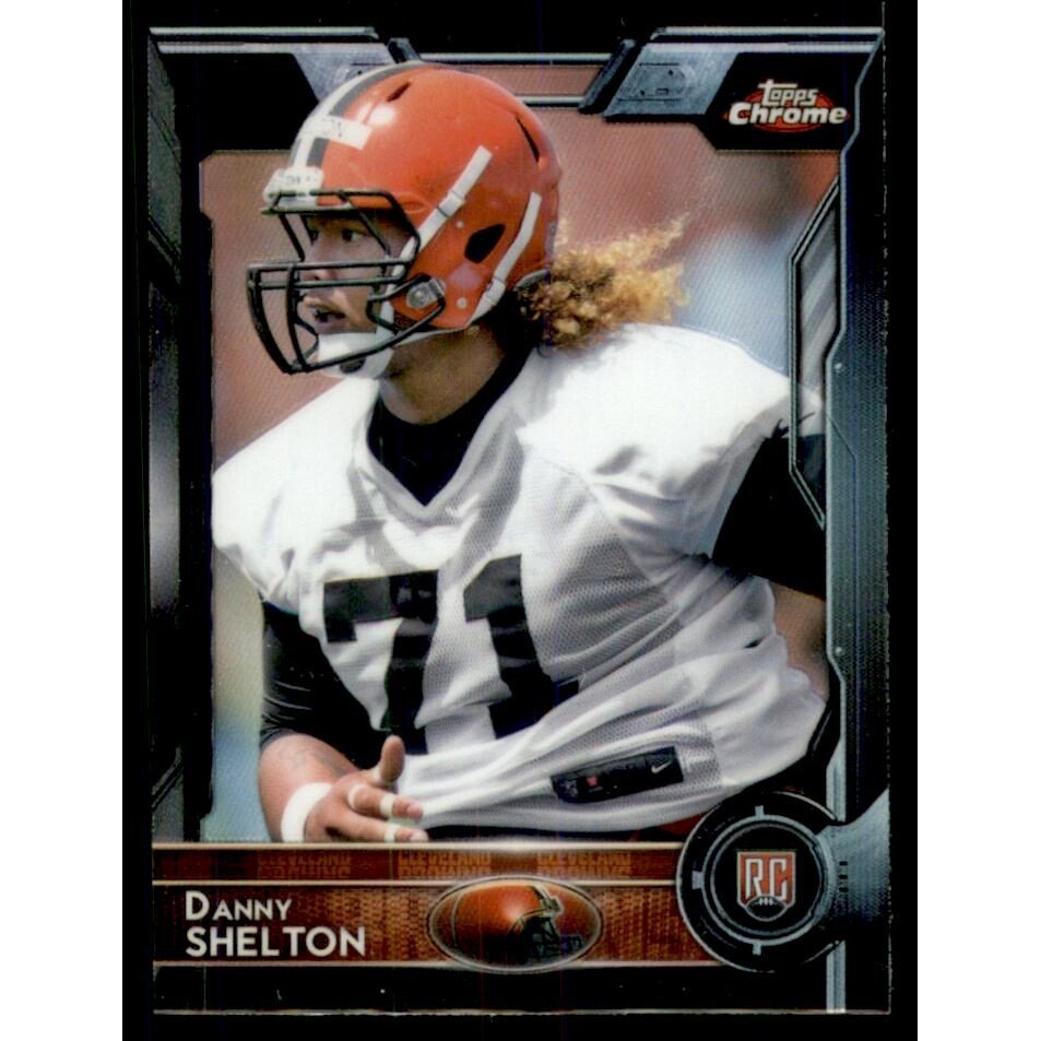 2015 Topps Chrome Mini Black Refractors #131 Danny Shelton. rookie card picture