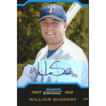 2004 Bowman Chrome Draft Gold Refractors #BDP52 William Susdorf