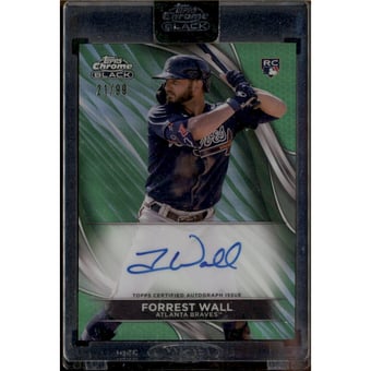 2024 Topps Chrome Black Autographs Green Refractors #CBAFW Forrest Wall