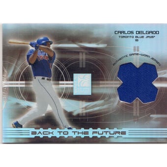 2003 Donruss Elite Back to the Future Threads #15 Carlos Delgado/John Phelps