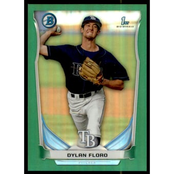 2014 Bowman Chrome Prospects Green Refractors #BCP16 Dylan Floro