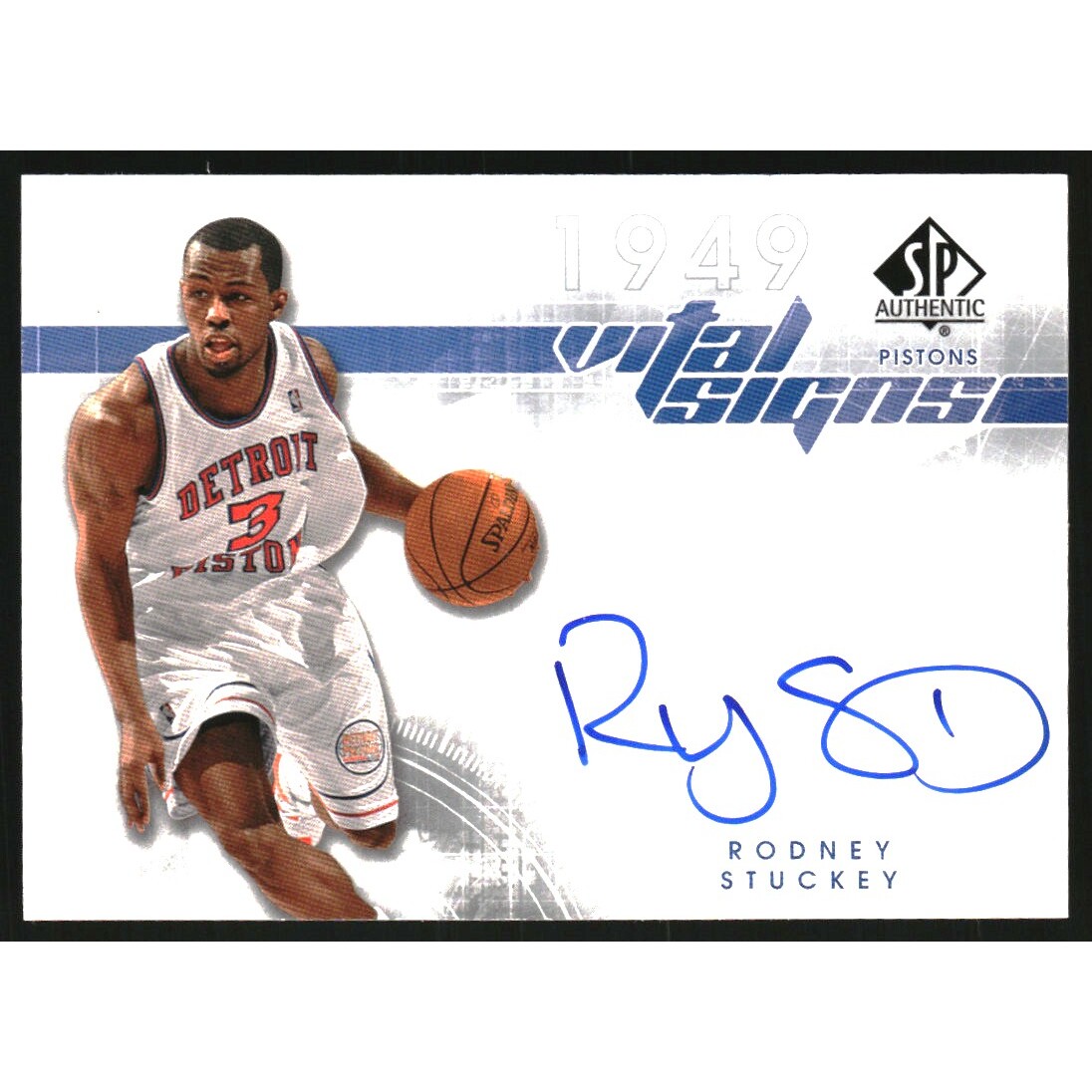 2008-09 SP Authentic Vital Signs #VSRS Rodney Stuckey