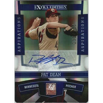 2010 Donruss Elite Extra Edition Signature Aspirations #53 Pat Dean
