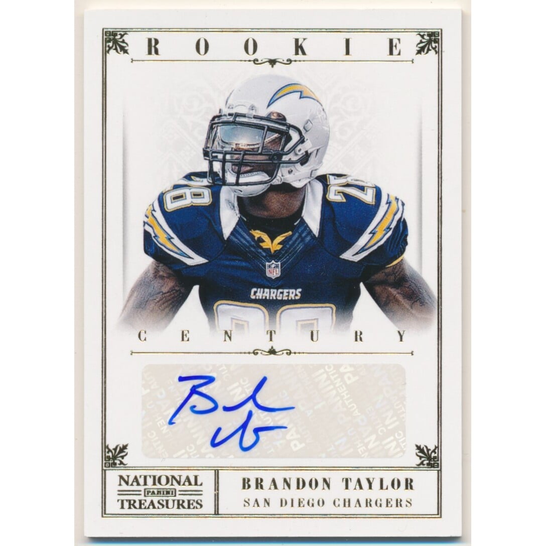 2012 Panini National Treasures Century Gold Signature #212 Brandon Taylor/49
