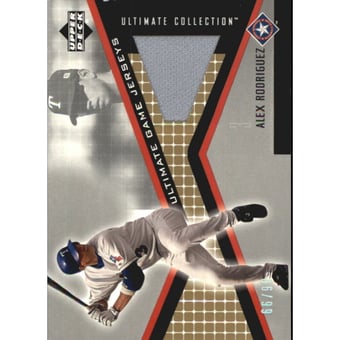2002 Ultimate Collection Game Jersey Tier 1 #AR Alex Rodriguez