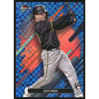 2025 Finest Blue Checkerboard Refractors #246 Nick Yorke