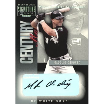 2001 Donruss Signature Century Marks Masters Series #36 Magglio Ordonez