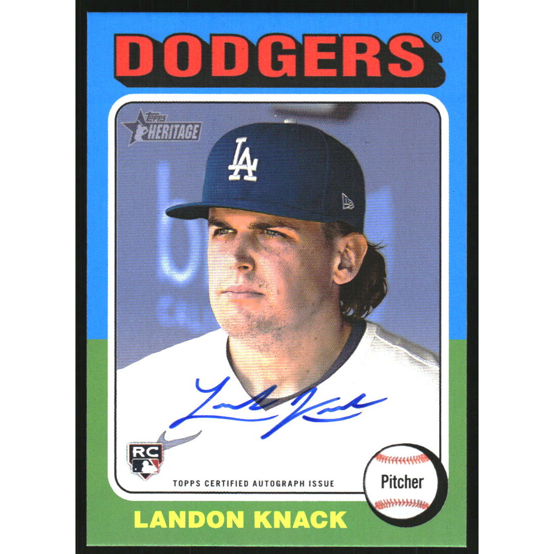 2024 Topps Heritage Real One Autographs #ROALK Landon Knack HN 2024 Topps Heritage Real One Autographs #ROALK Landon Knack HN