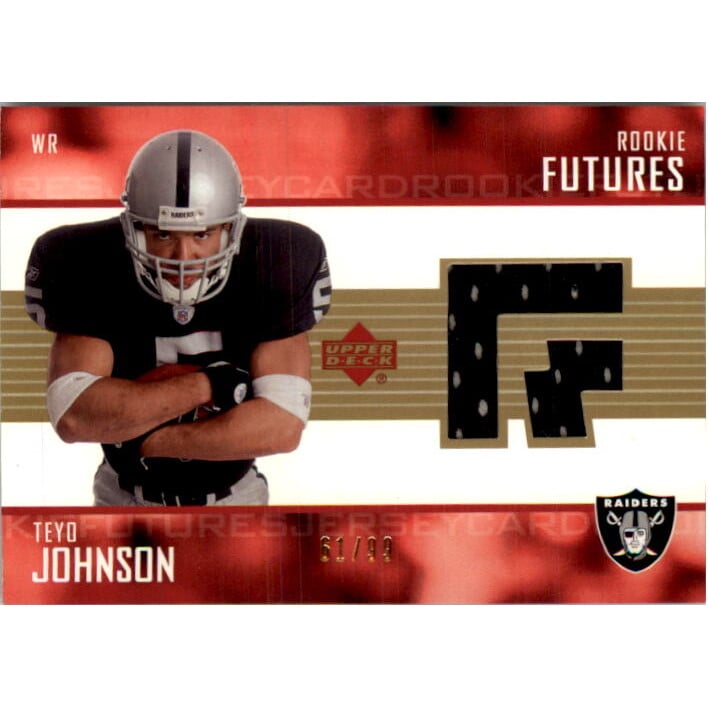 2003 Upper Deck Rookie Future Jerseys Gold #RFTN Terence Newman