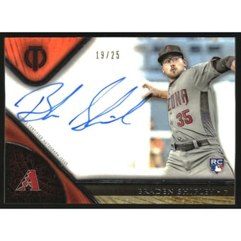 2017 Topps Tribute Autographs Orange #TABSH Braden Shipley