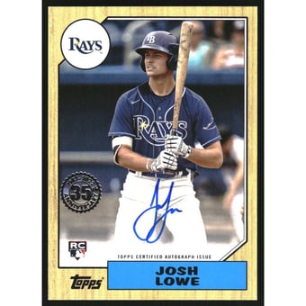 2022 Topps '87 Topps Autographs #87BAJL Josh Lowe