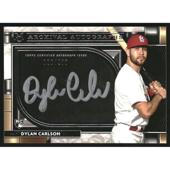 2021 Topps Museum Collection Archival Autographs #AADC Dylan Carlson/200