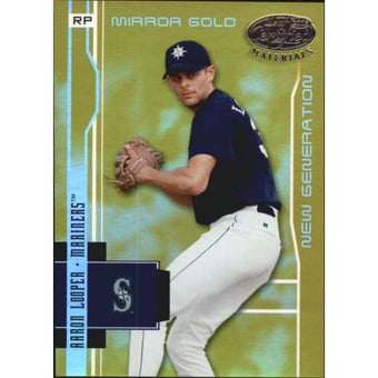 2003 Leaf Certified Materials Mirror Gold #224 Aaron Looper NG