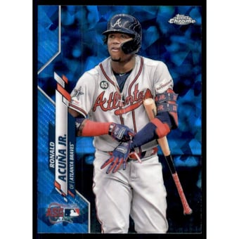 2020 Topps Chrome Update Sapphire #U145 Ronald Acuna Jr. AS