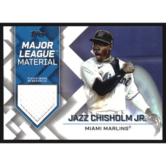 2022 Topps Update Major League Materials #MLMJC Jazz Chisholm Jr.