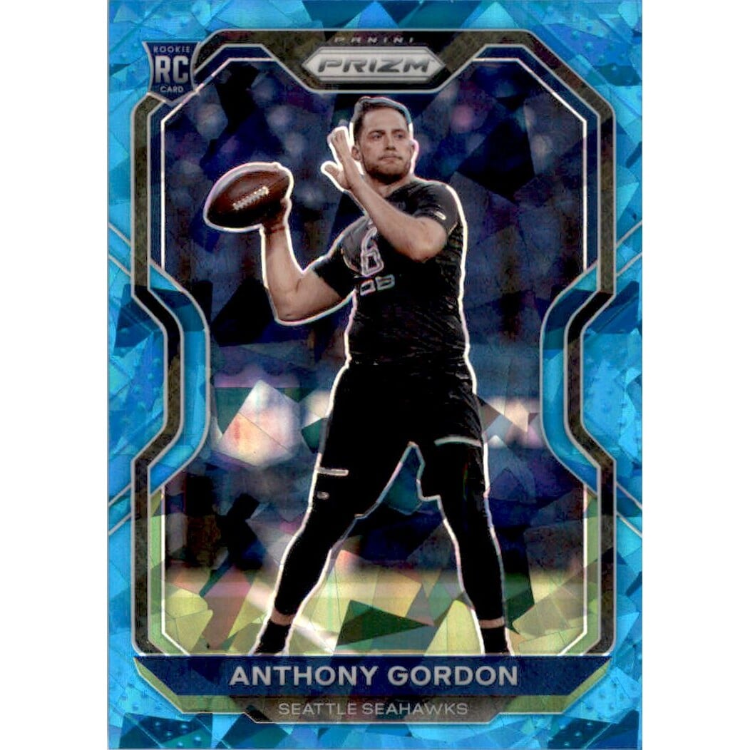 2020 Panini Prizm Prizms Blue Ice #391 Anthony Gordon. rookie card picture