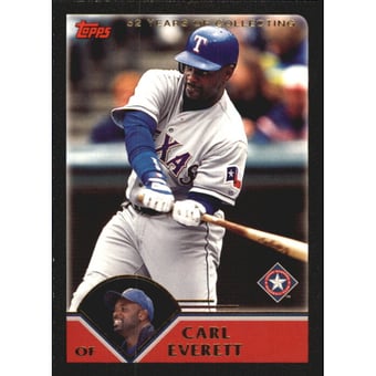 2003 Topps Black #163 Carl Everett