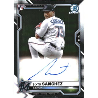 2021 Bowman Chrome Rookie Autographs #CRASS Sixto Sanchez