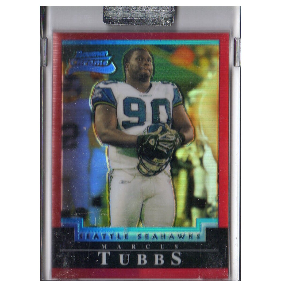 2004 Bowman Chrome Red Refractors #197 Marcus Tubbs. rookie card picture