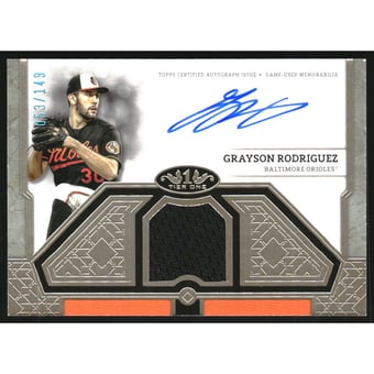 2024 Topps Tier One Autograph Relics #T1ARGR Grayson Rodriguez/149