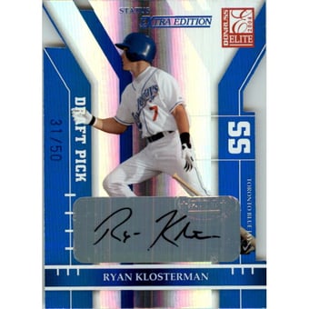 2004 Donruss Elite Extra Edition Signature Status #295 Ryan Klosterman DP/50