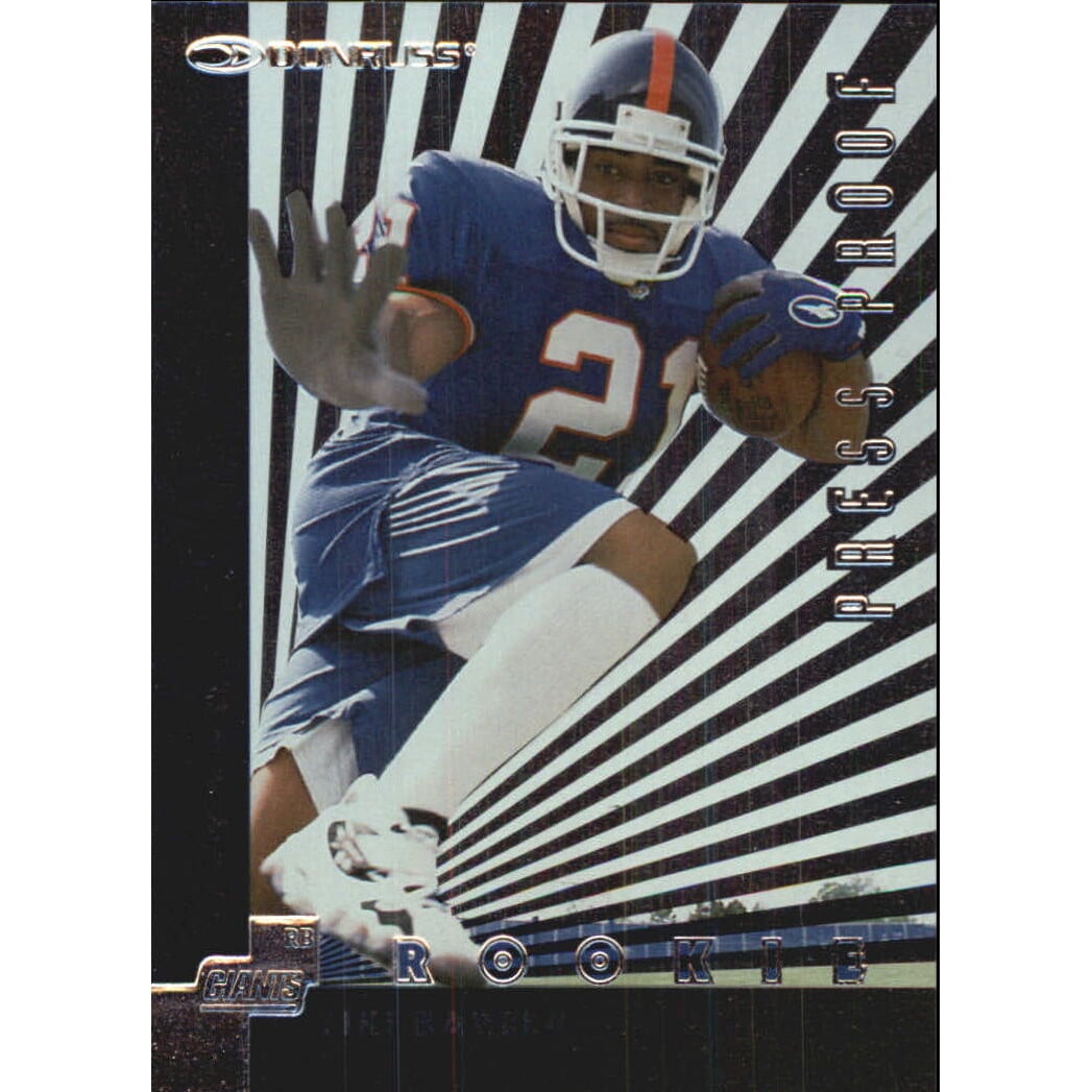 1997 Donruss Press Proofs Silver #205 Tiki Barber. rookie card picture