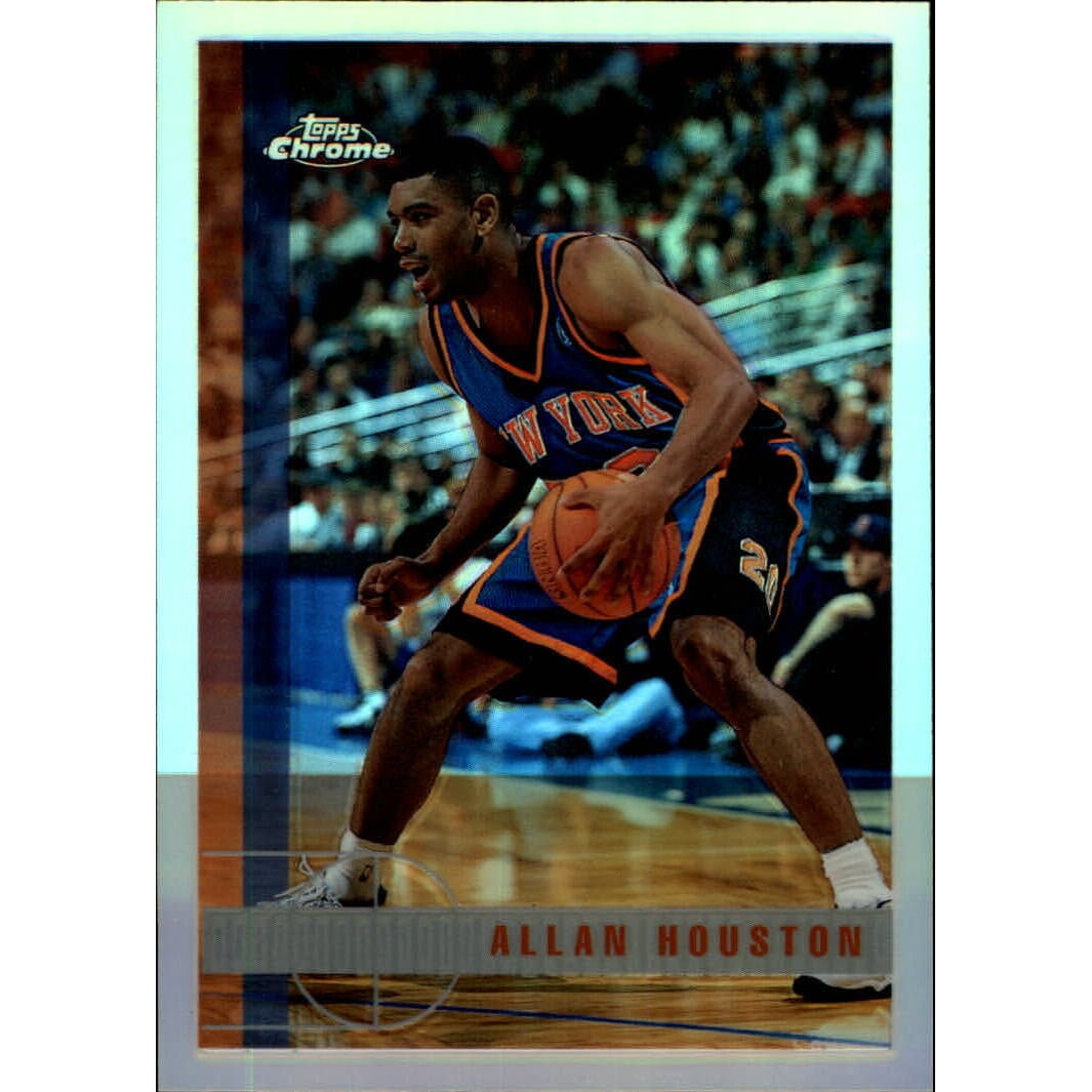 1997-98 Topps Chrome Refractors #57 Allan Houston. rookie card picture