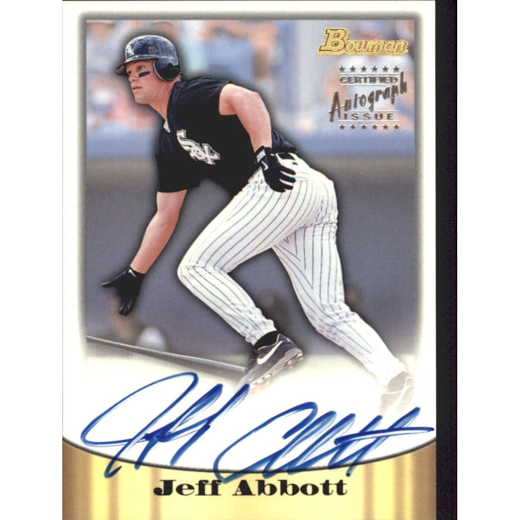 1998 Bowman Certified Silver Autographs #65 Jeff Abbott. rookie card picture