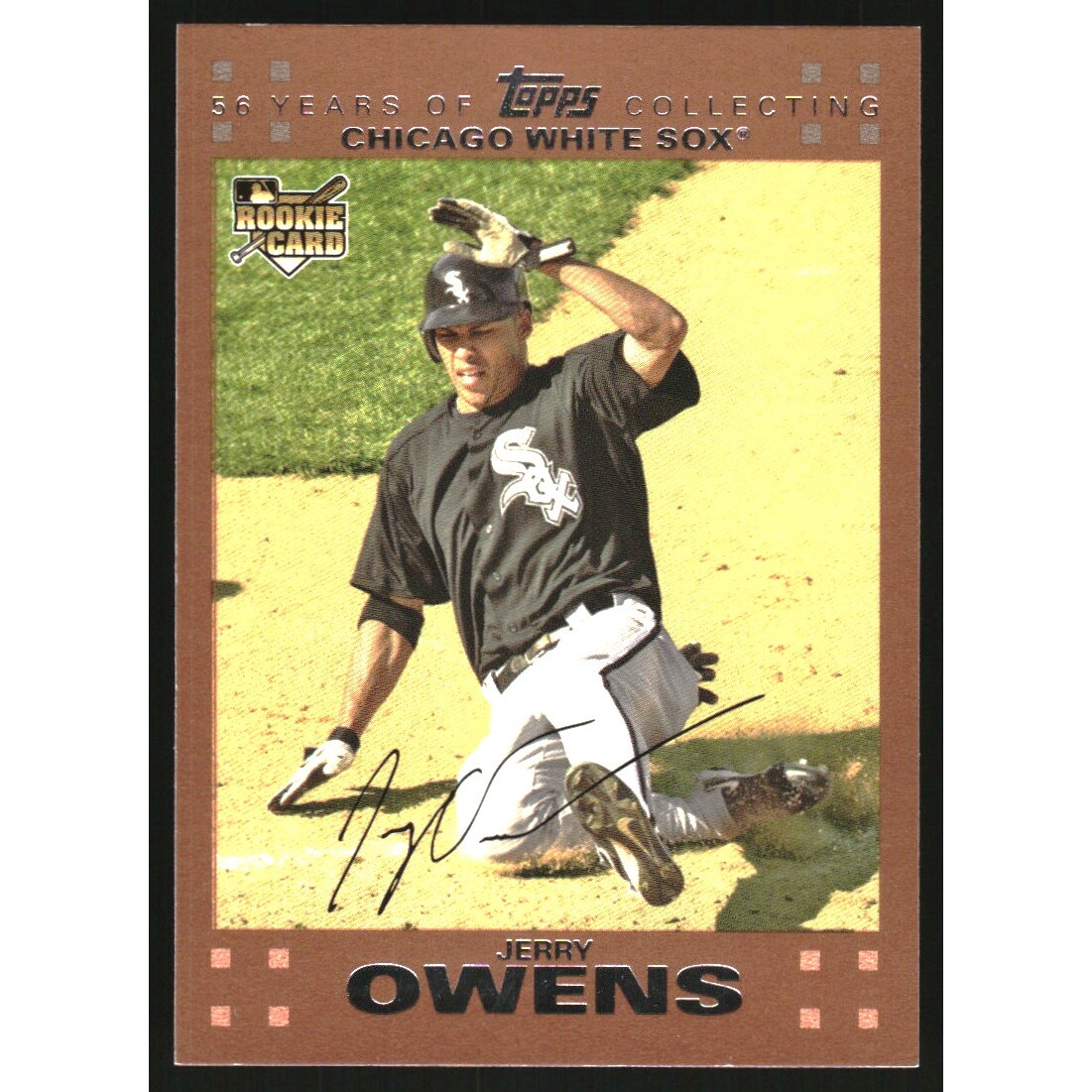 2007 Topps Copper #284 Jerry Owens. rookie card picture