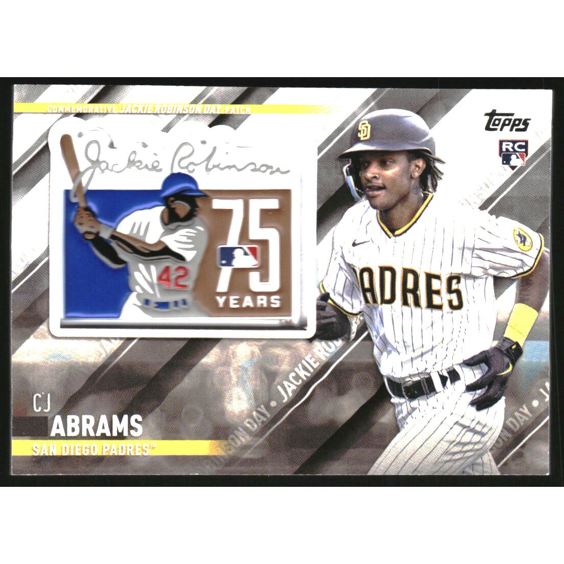 2022 Topps Update Special Event Patches #SEPCJA CJ Abrams. rookie card picture