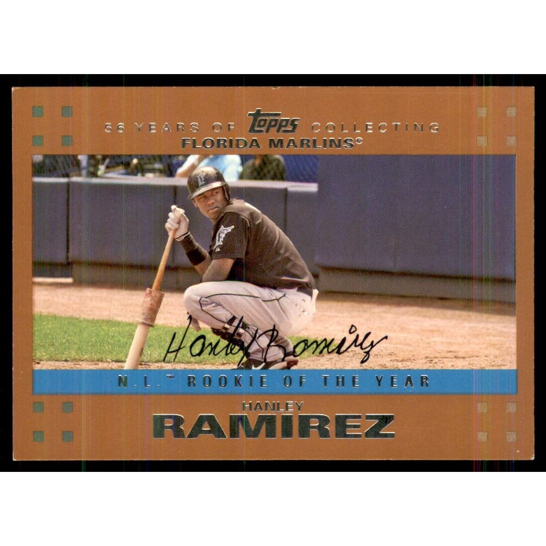 2007 Topps Copper #324 Hanley Ramirez ROY. rookie card picture
