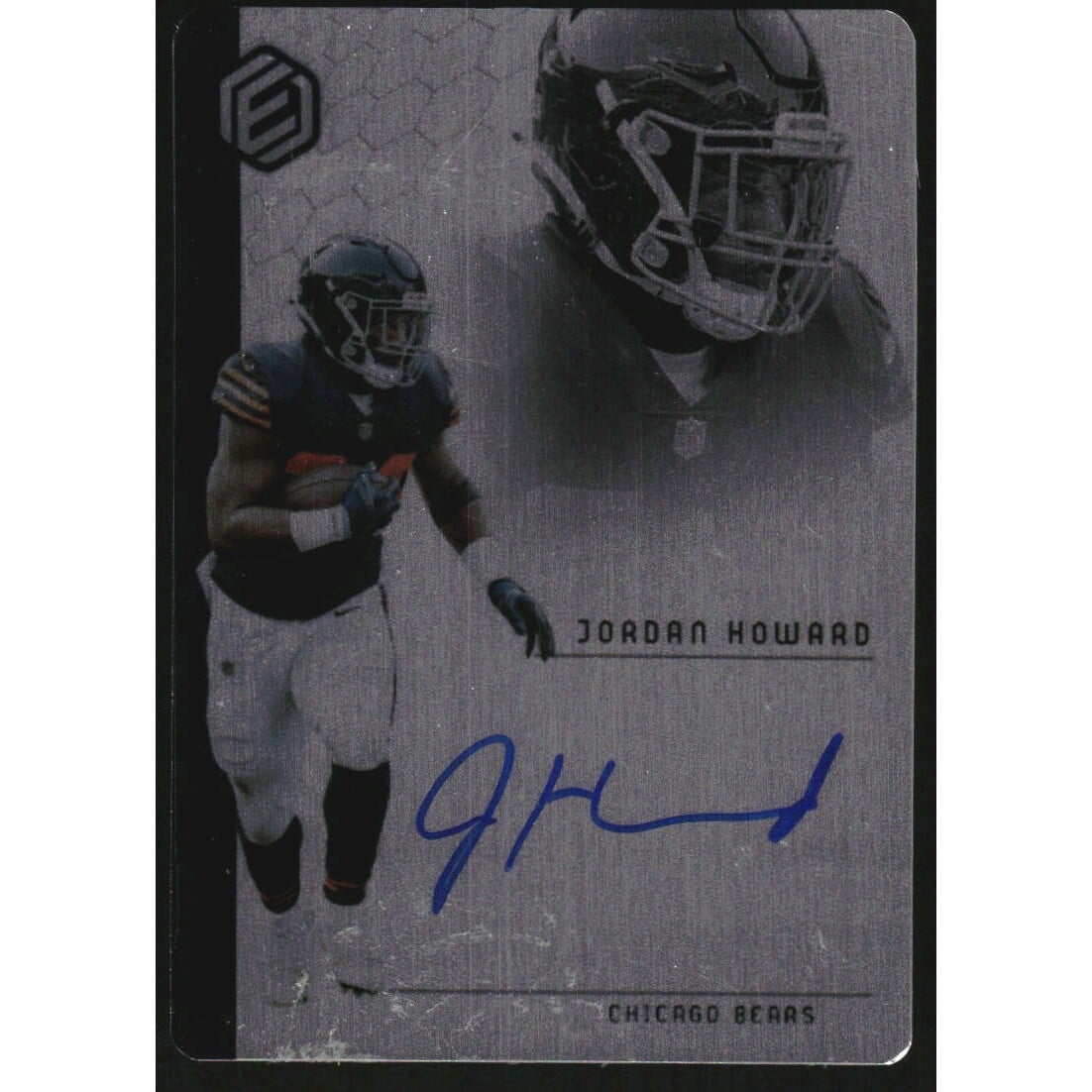 2018 Panini Elements Signatures Steel #79 Jordan Howard/99. rookie card picture