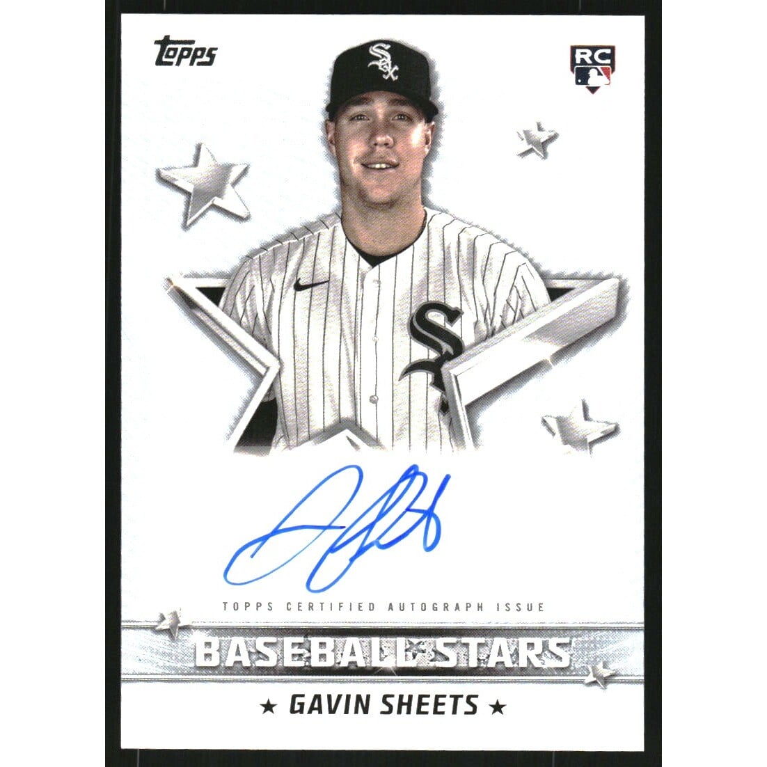 2022 Topps Baseball Stars Autographs #BSAGS Gavin Sheets. rookie card picture