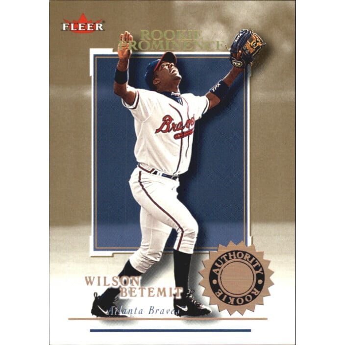 2001 Fleer Authority Prominence 125/75 #112 Wilson Betemit. rookie card picture
